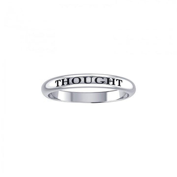 Thought Silver Ring TRI425 - Jewelry